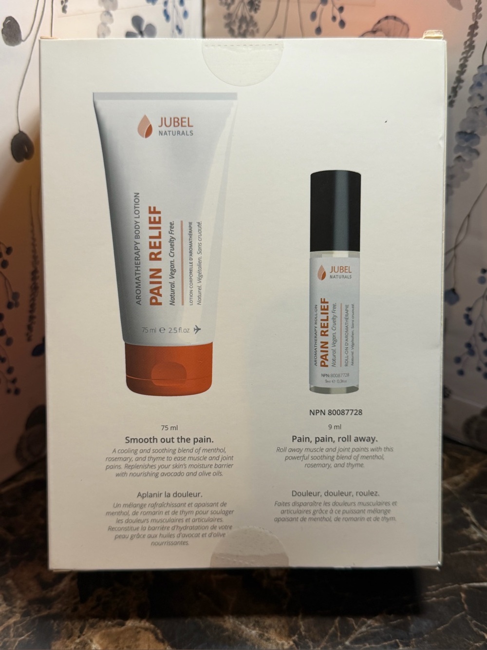 Pain Relief Duo Cream & Roller Ball by…JUBEL